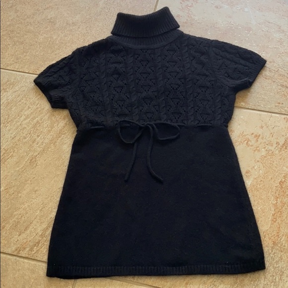 ‘MICHAEL KORS’ Black Short Sleeve Turtleneck - Picture 2 of 7